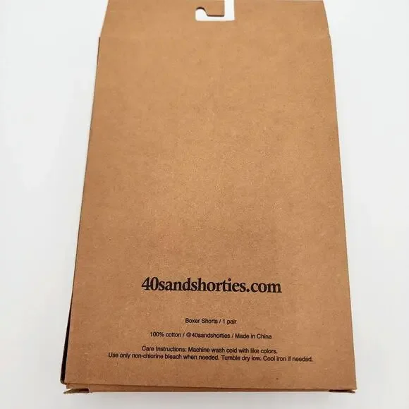 40 & Shorties Men's Boxer Shorts Size Large NWT - Picture 2 of 6